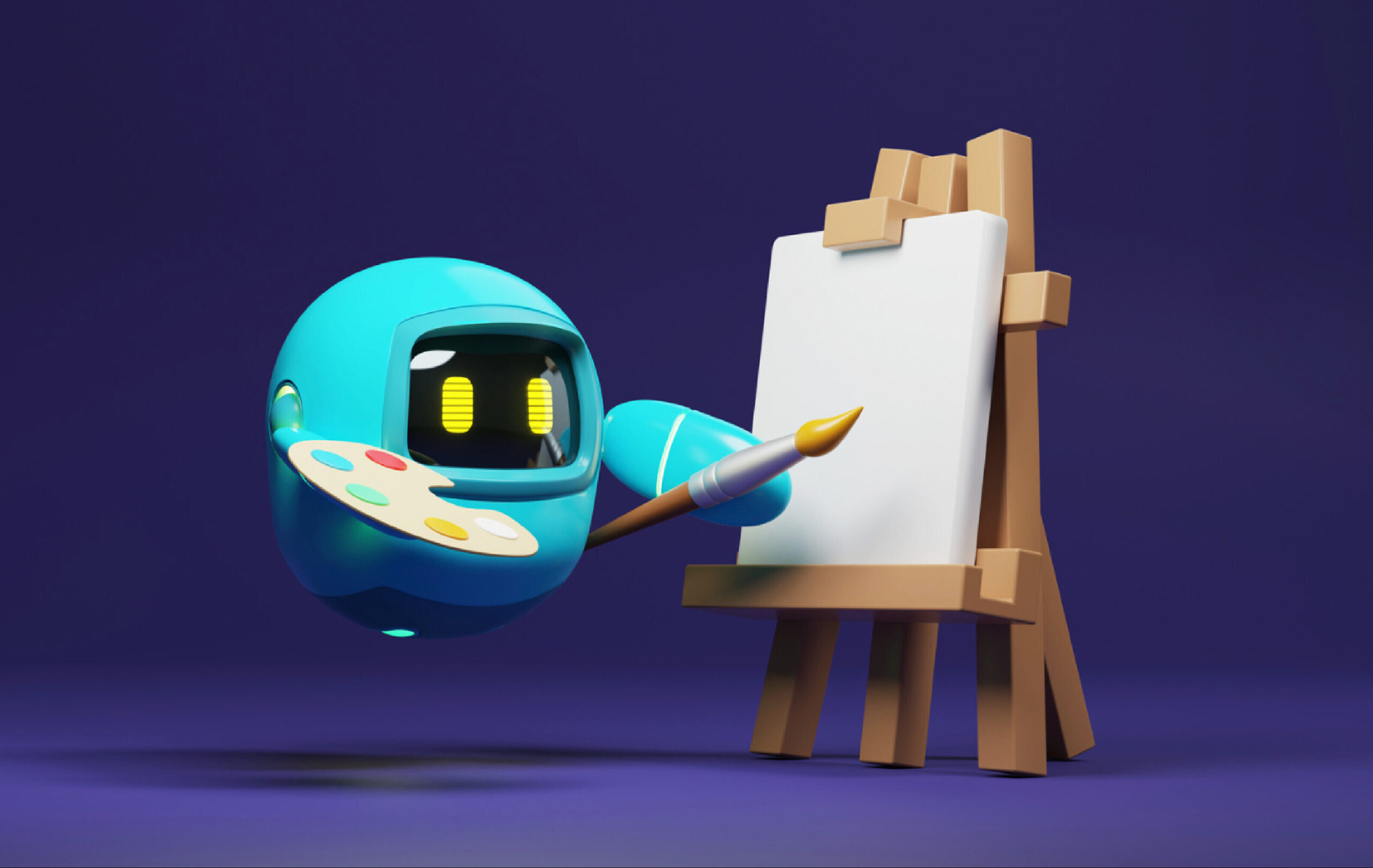 robot painting