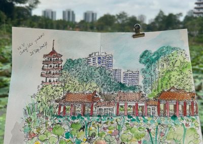 Garden Sketch - Student Work